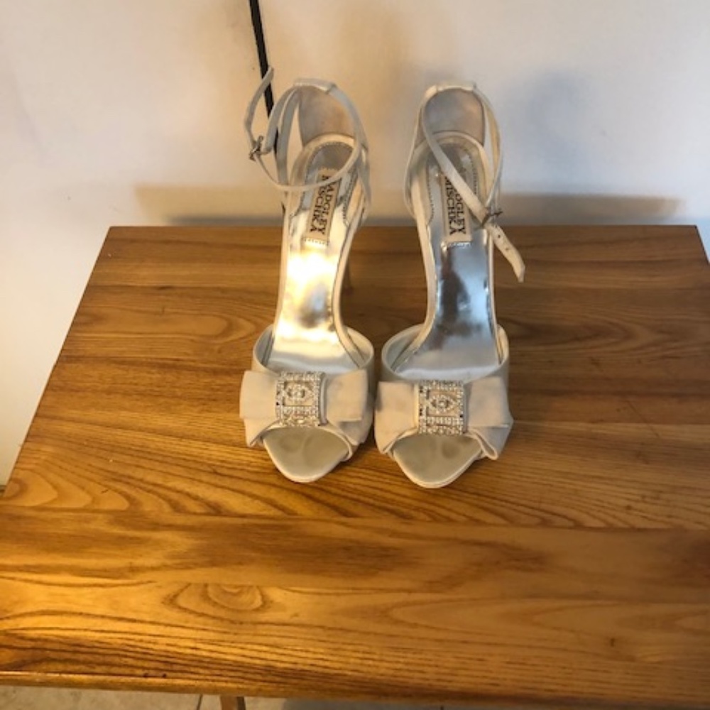 BADGLEY MISCHKA ANKLE STRAP OPEN TOE SHOES